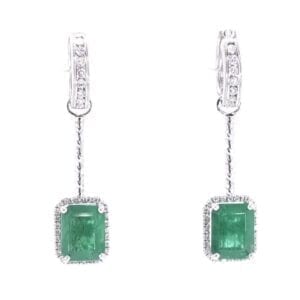 4.93 CTW Emerald and Diamond