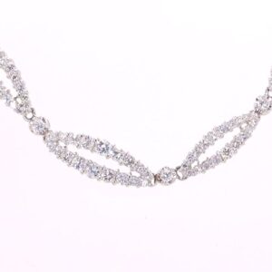 Platinum Diamond Link Necklace