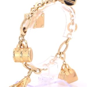 14K Yellow Gold Rosato Charm Bracelet