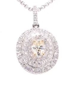 14K Gold Diamond Franco Necklace